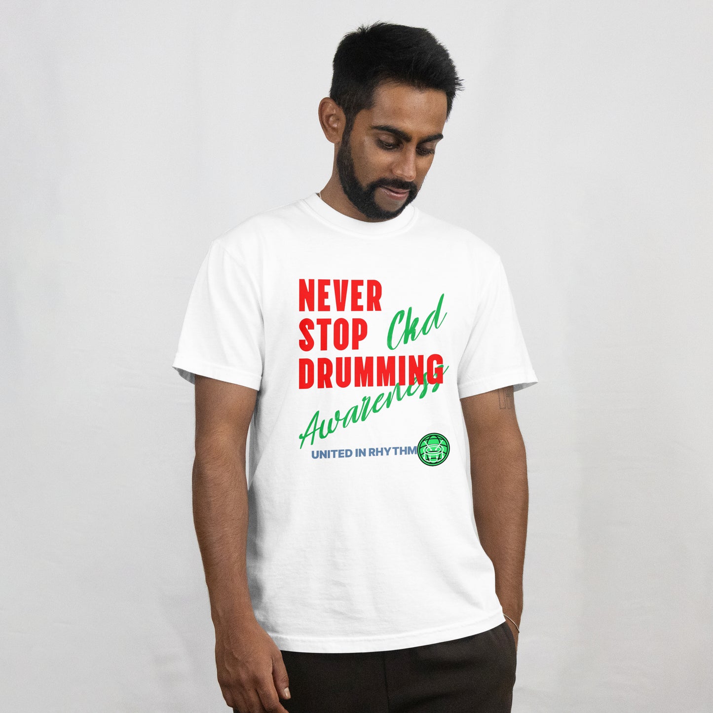 Never Stop Drumming-TShirt