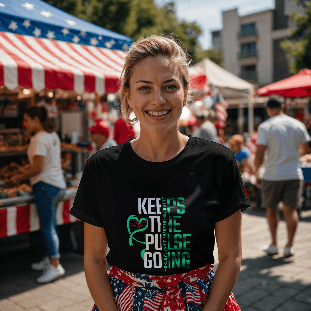 Keeps The Pulse Going-T-Shirt