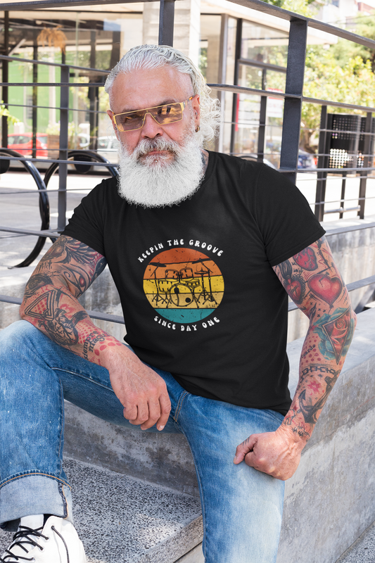 Keepin The Groove Since Day One-T-shirt-front