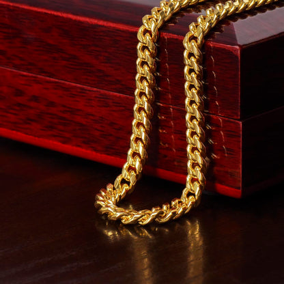 Personlized Cuban Link Chain w/ Lux Box
