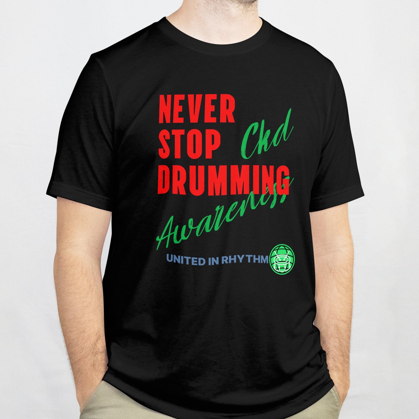 Never Stop Drumming-TShirt
