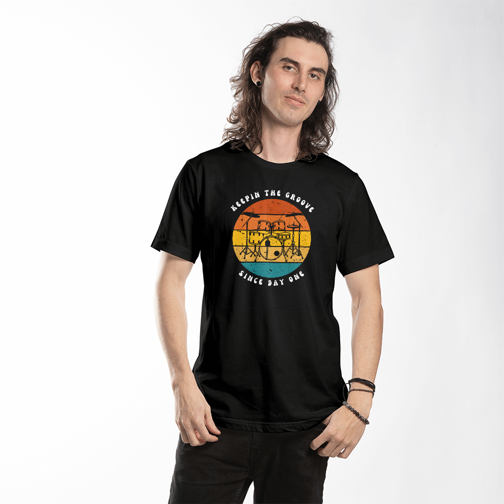 Keepin The Groove Since Day One-T-shirt-front