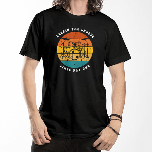 Keepin The Groove Since Day One-T-shirt-front