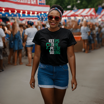 Keeps The Pulse Going-T-Shirt