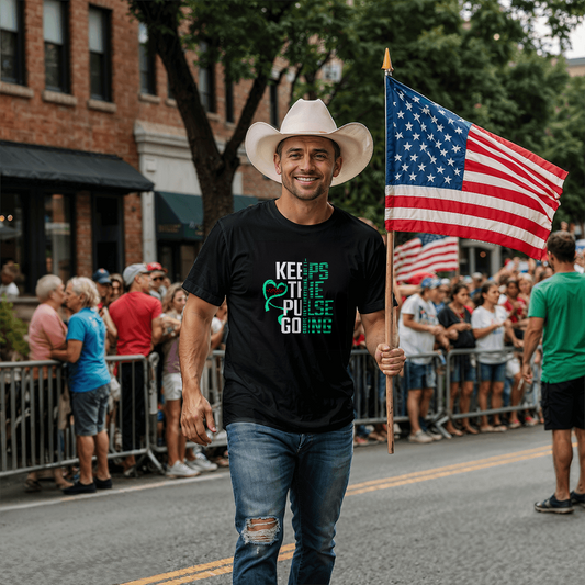 Keeps The Pulse Going-T-Shirt