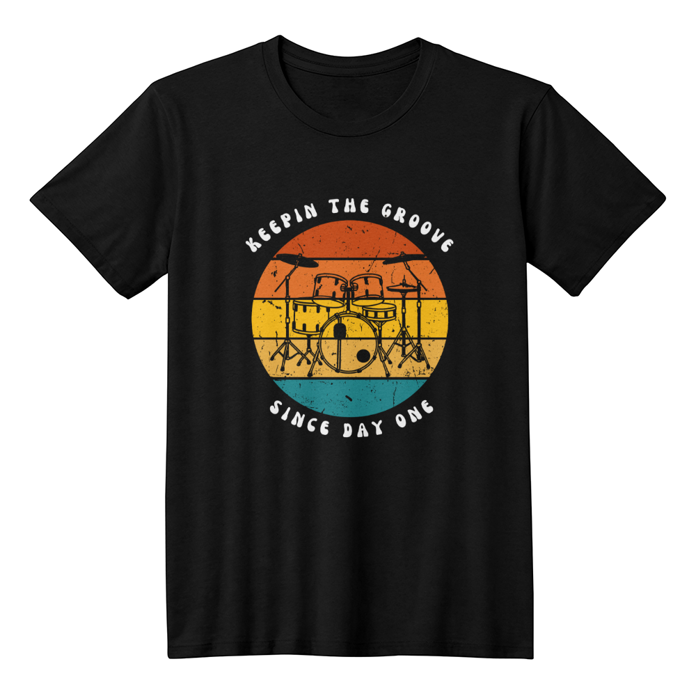 Keepin The Groove Since Day One-T-shirt-front