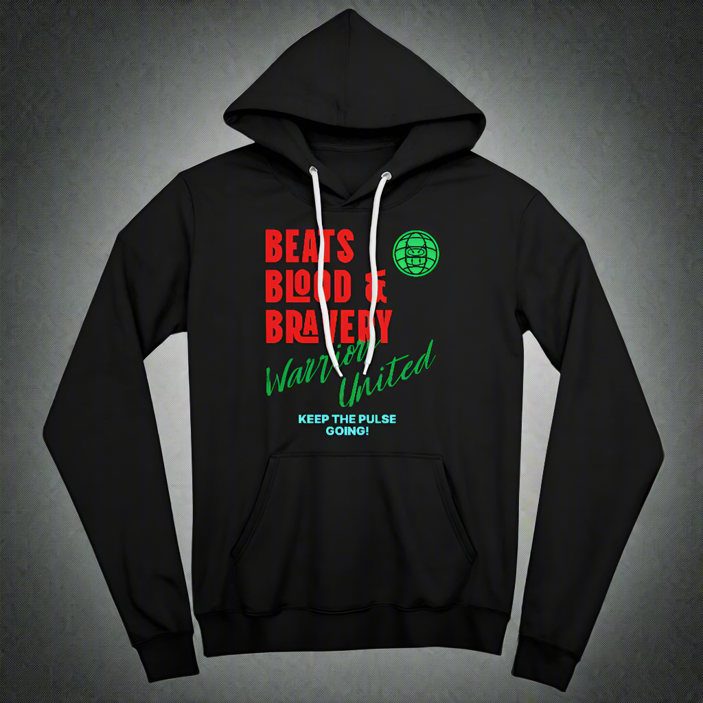 Beats, Blood & Bravery- Hoodie-Front