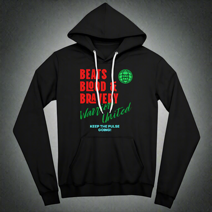 Beats, Blood & Bravery- Hoodie-Front