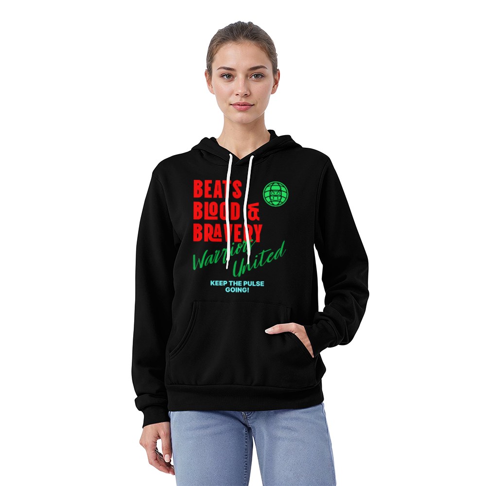 Beats, Blood & Bravery- Hoodie-Front