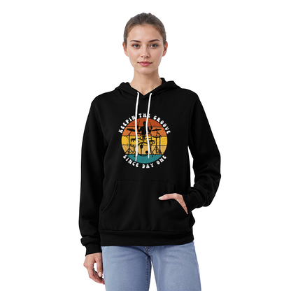 Keepin The Groove Black or Grey Hoodie - Front