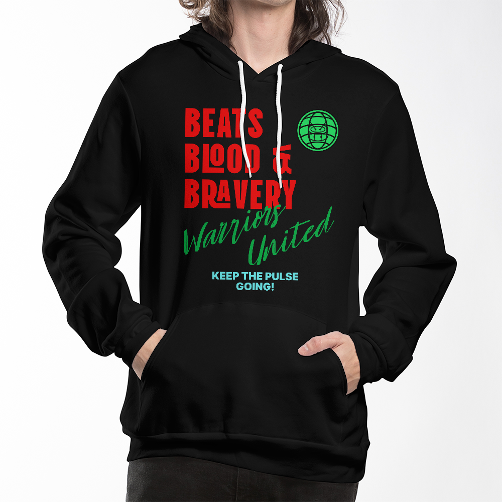 Beats, Blood & Bravery- Hoodie-Front