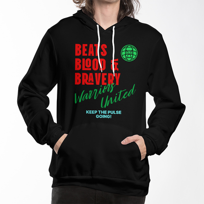 Beats, Blood & Bravery- Hoodie-Front