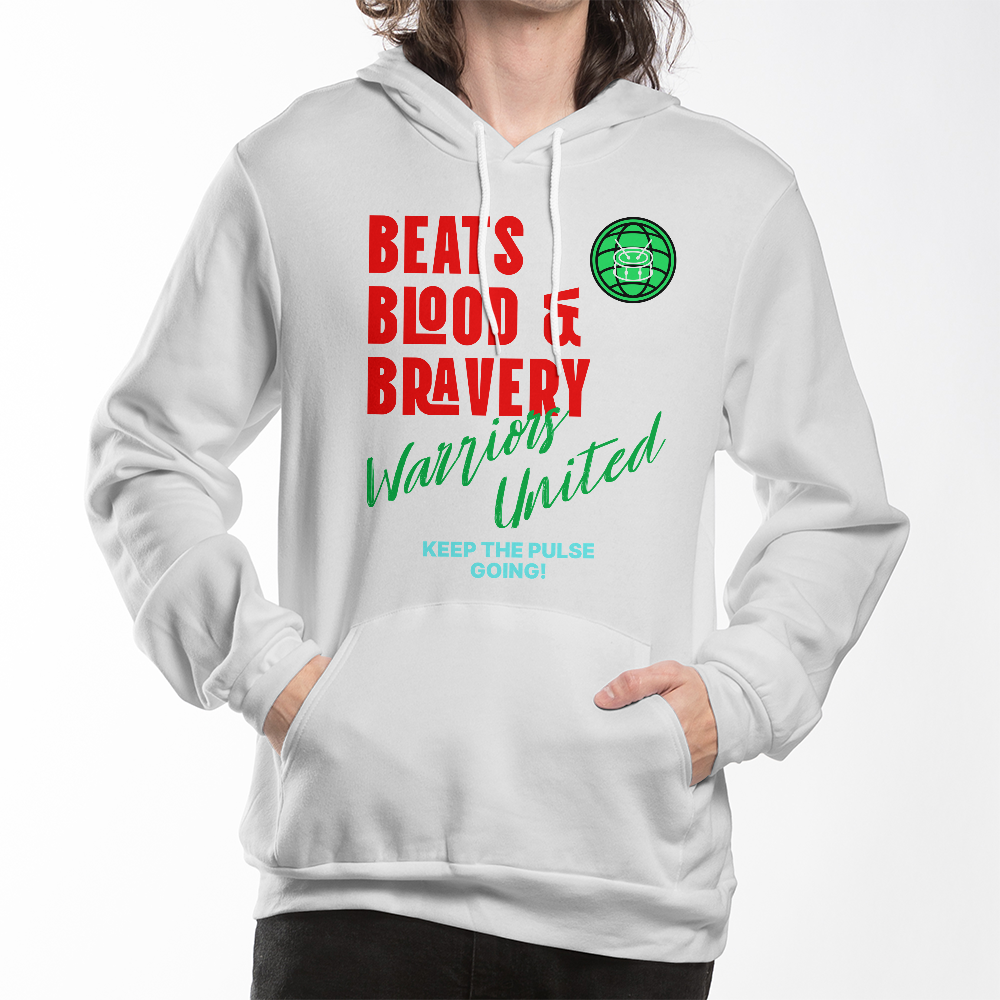 Beats, Blood & Bravery- Hoodie-Front