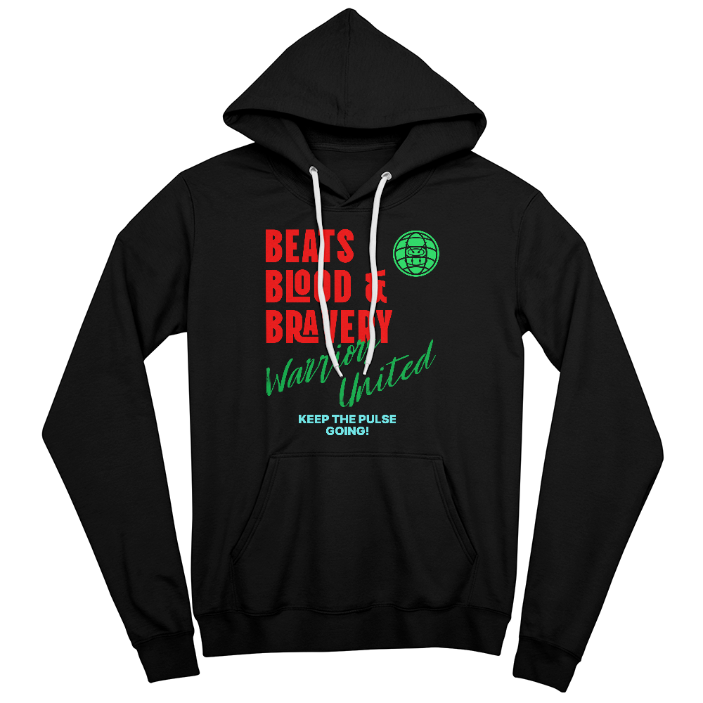 Beats, Blood & Bravery- Hoodie-Front