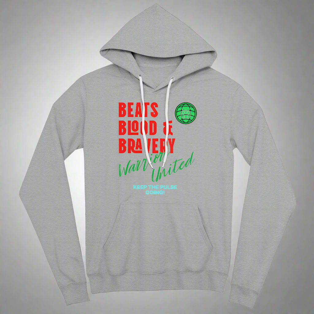 Beats, Blood & Bravery- Hoodie-Front