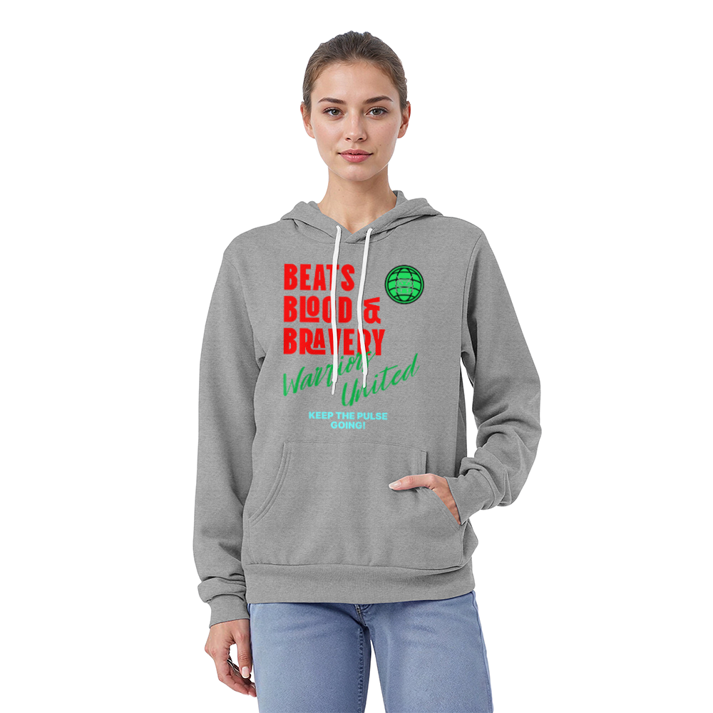 Beats, Blood & Bravery- Hoodie-Front