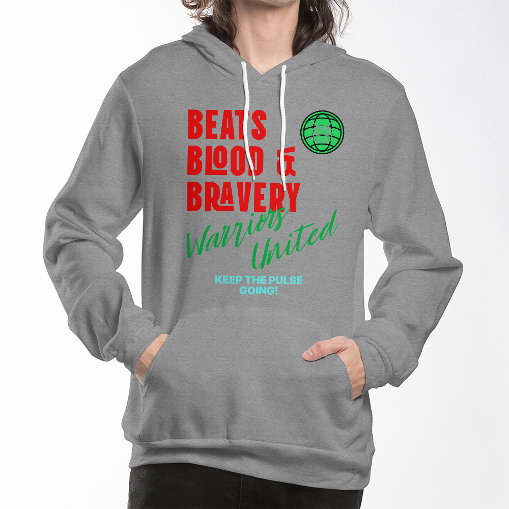 Beats, Blood & Bravery- Hoodie-Front