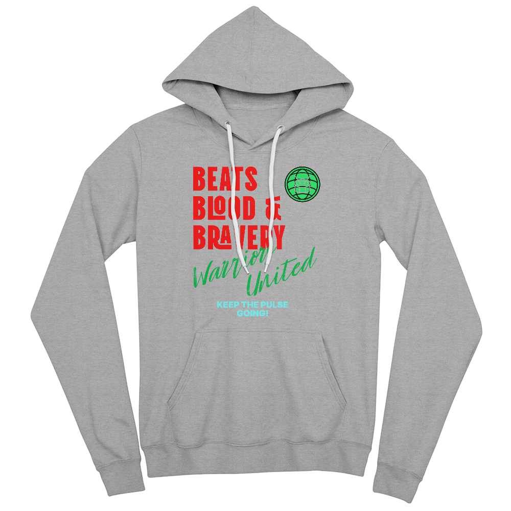 Beats, Blood & Bravery- Hoodie-Front