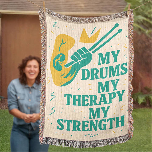 My Drums, My Therapy, My Strength- Blanket