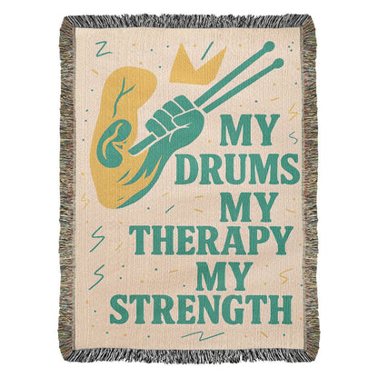 My Drums, My Therapy, My Strength- Blanket