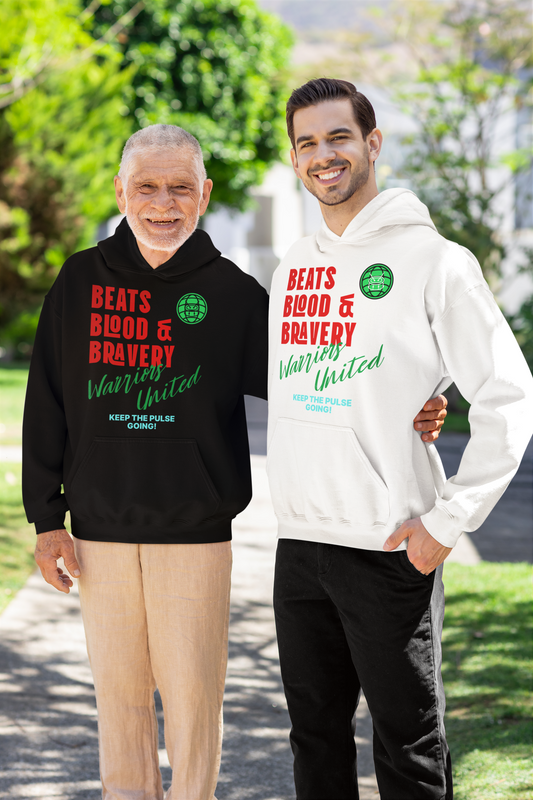 Beats, Blood & Bravery- Hoodie-Front